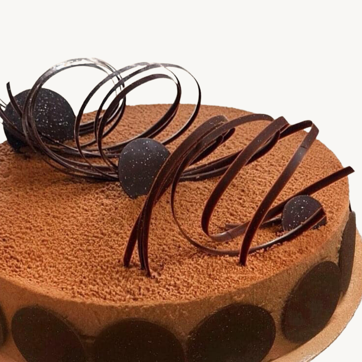 Bolo de chocolate estilo entremet